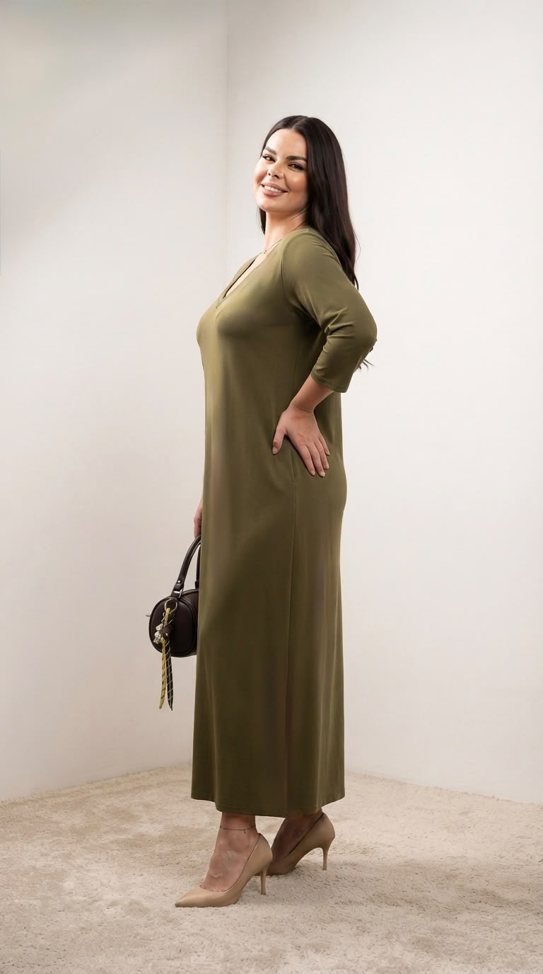 Női ruha, plus size 2202