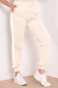 Női plus size kétcsíkos melegítőnadrág 6008-22