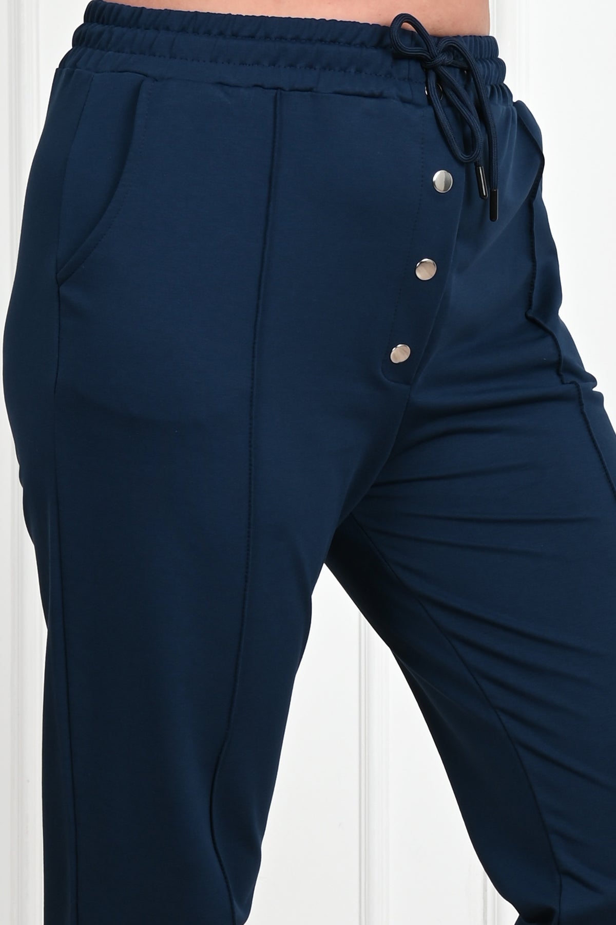 Pantaloni dama marimi mari, Pantalon dama marimi mari de trening 6055-23, bigsize.ro