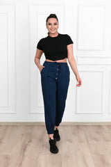 Pantalon dama marimi mari de trening 6055-23