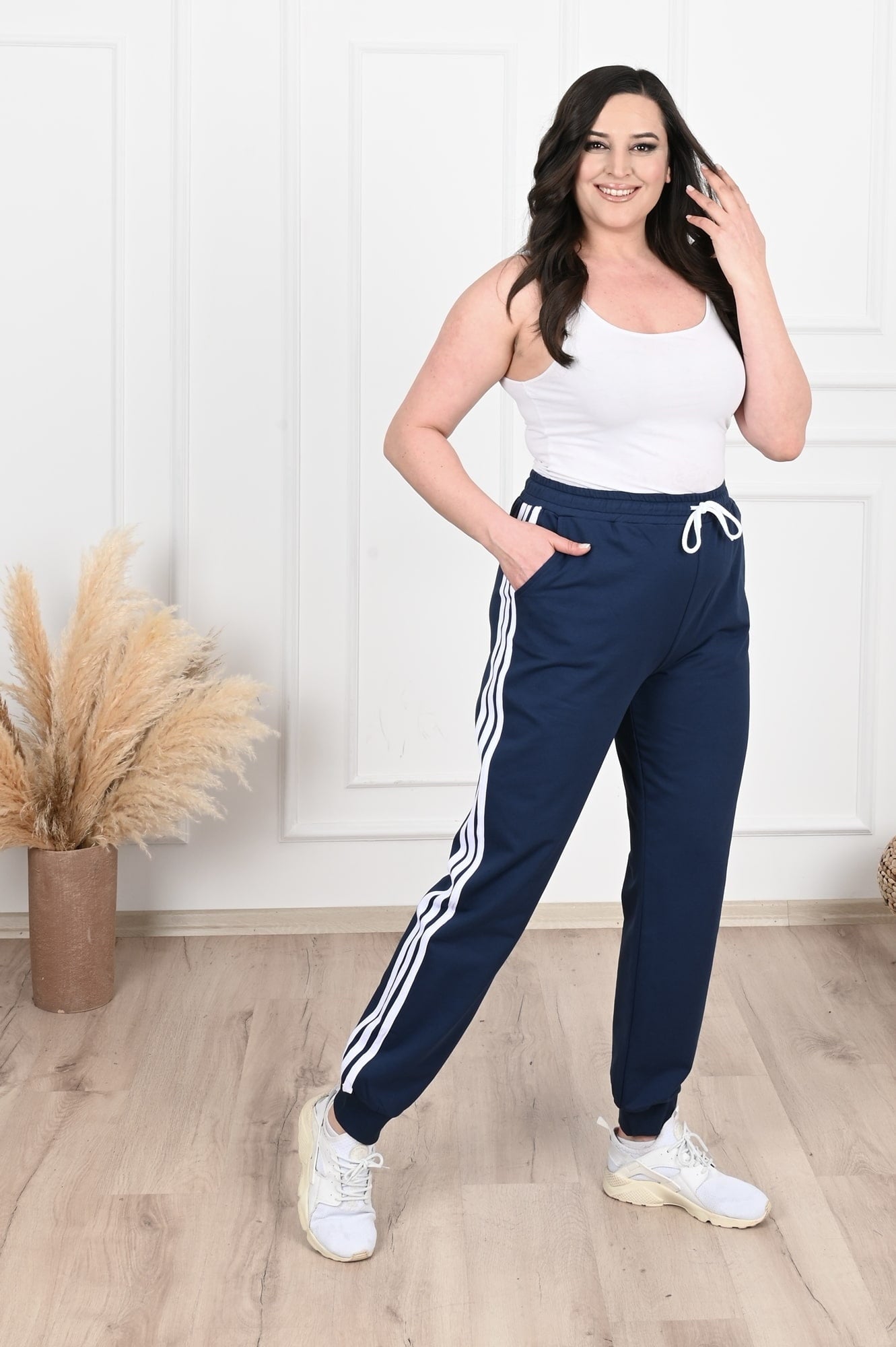 Női plus size melegítőnadrág 6067-22