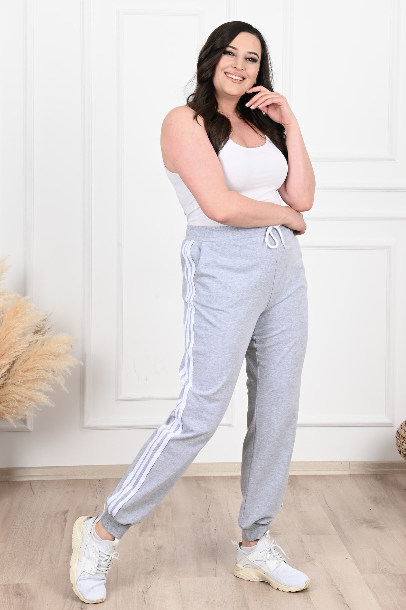 Női plus size melegítőnadrág 6067-22