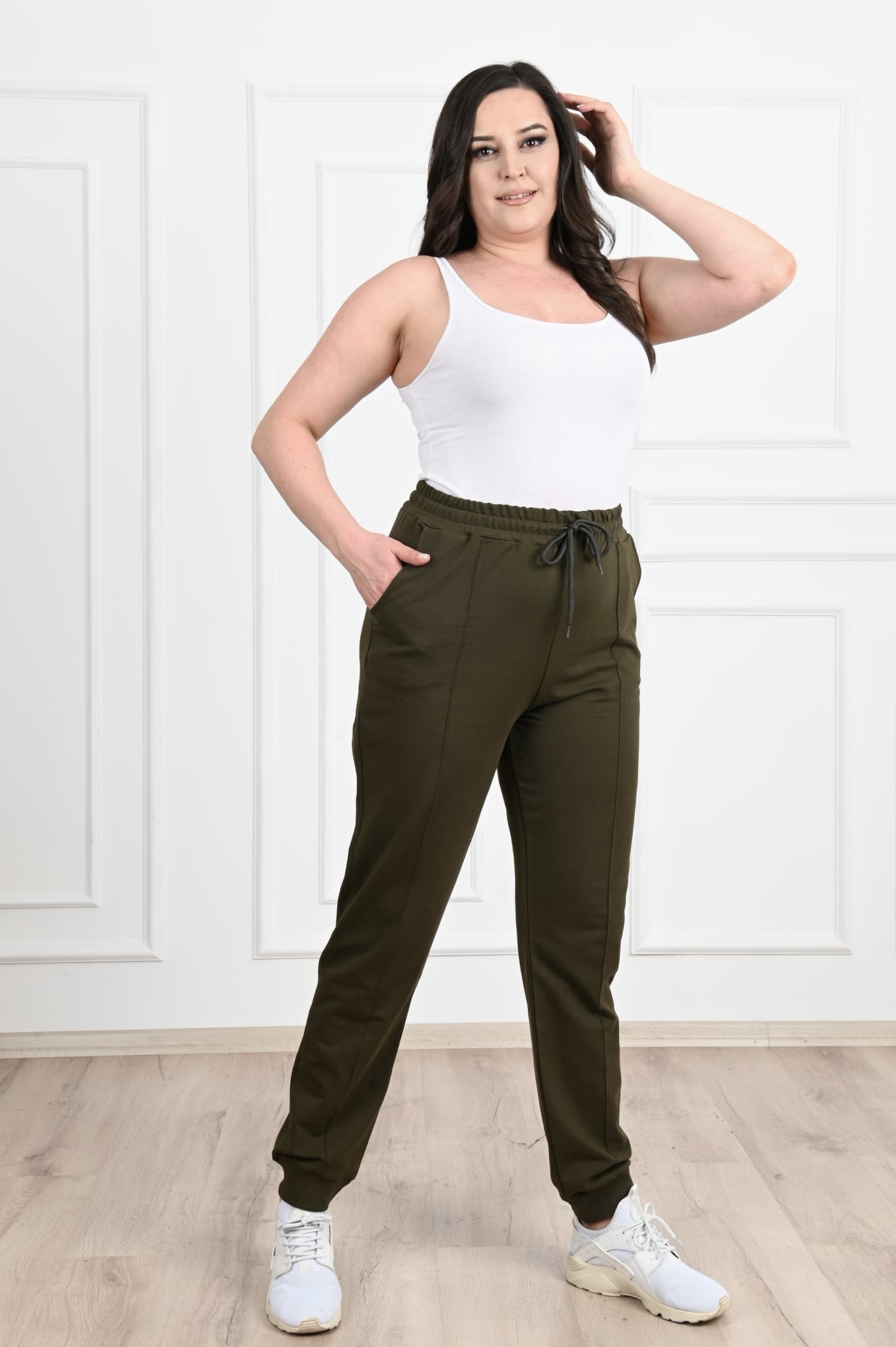 Női plus size melegítőnadrág 6068-22