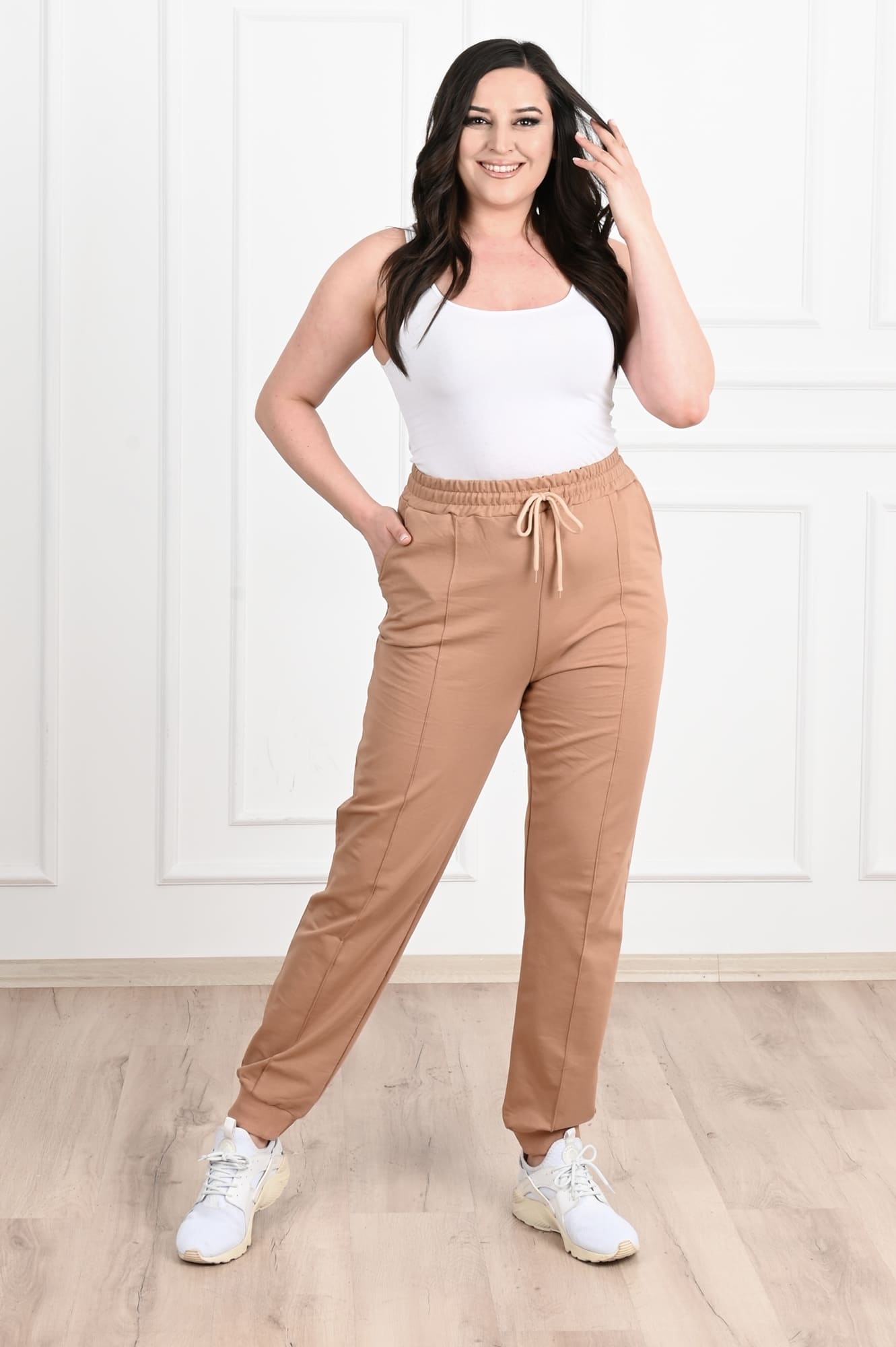 Női plus size melegítőnadrág 6068-22
