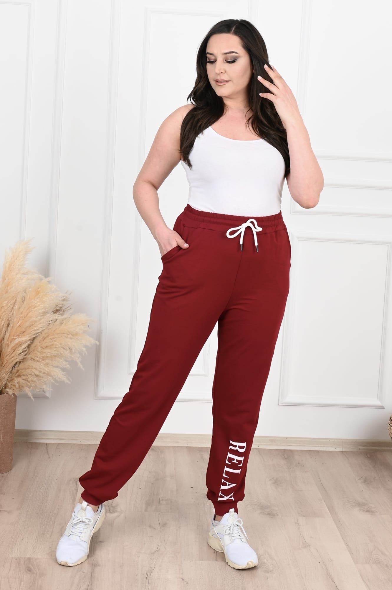 Női plus size melegítőnadrág Relax 6078-22