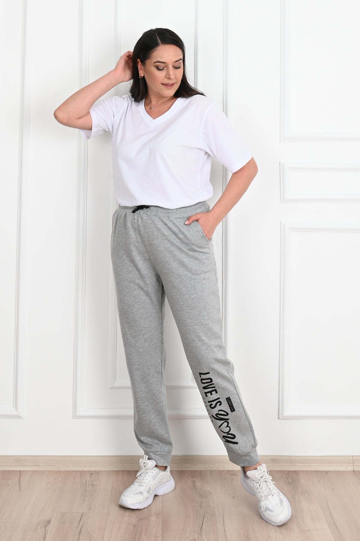 Női plus size nadrág Love 6127-23