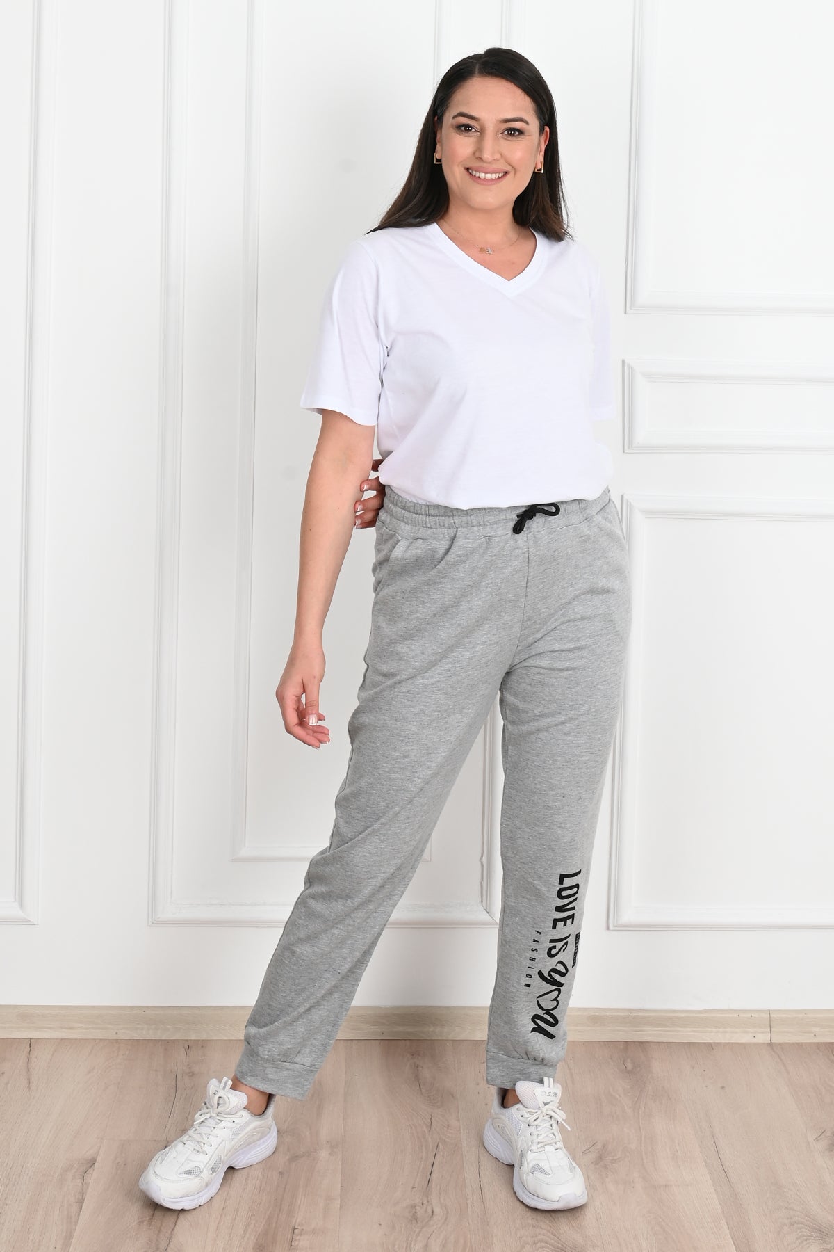 Női plus size nadrág Love 6127-23