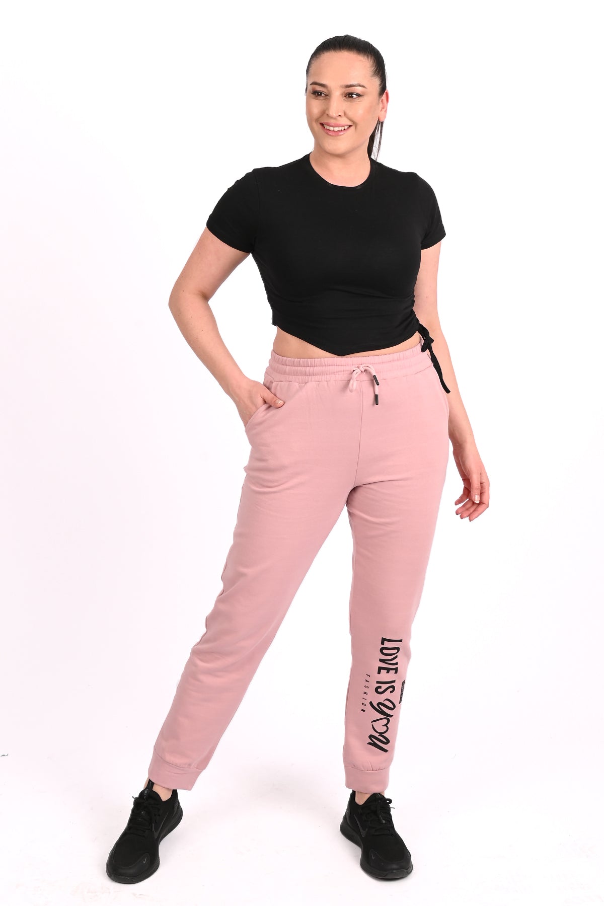 Női plus size nadrág Love 6127-23