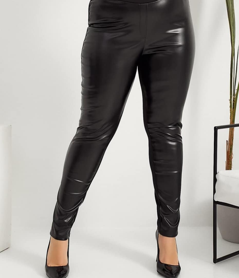 Női plus size bőr harisnya 6129-23