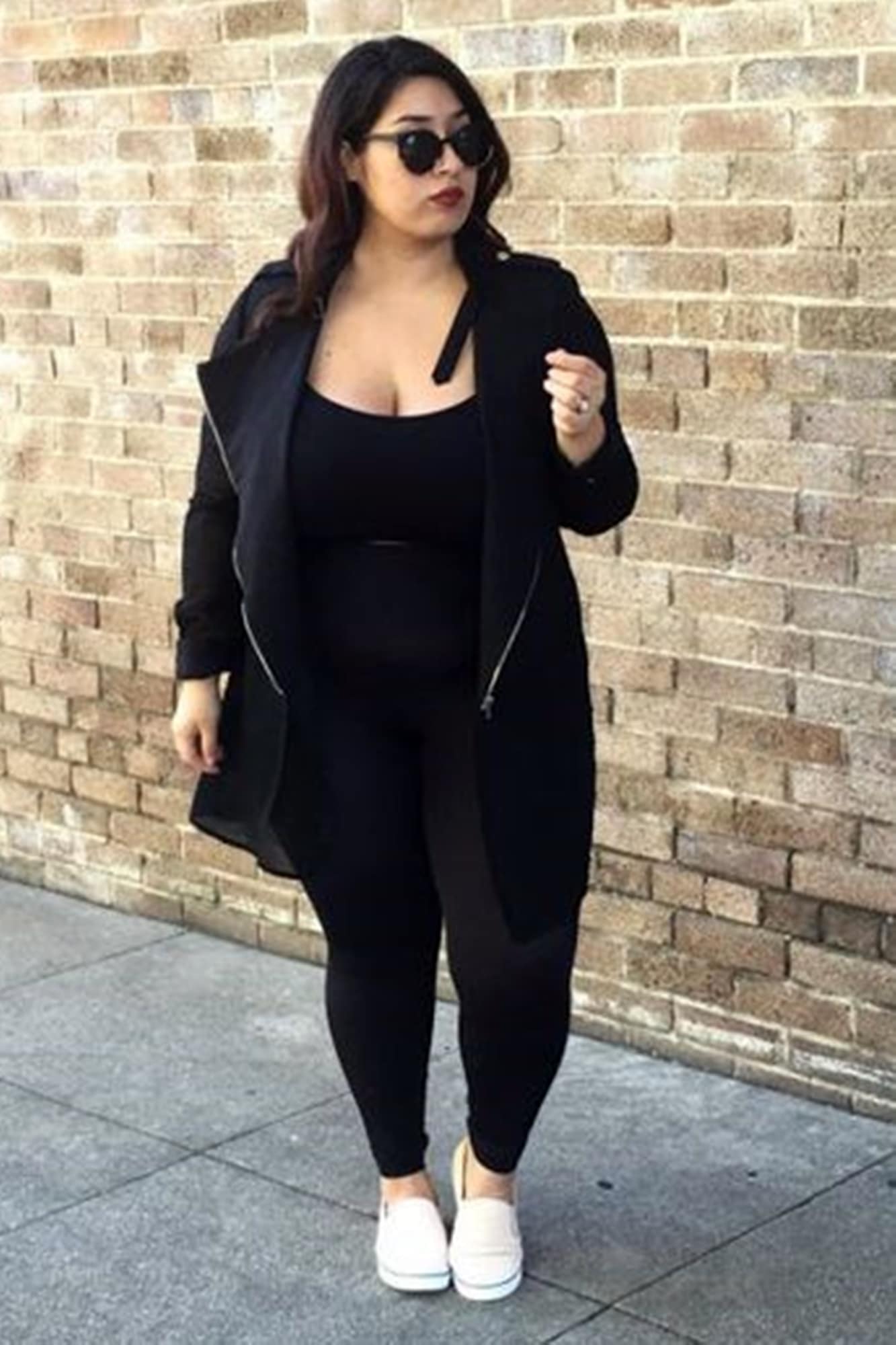 Női plus size harisnya varrással 6140-23