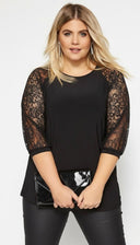 Női plus size csipke blúz 1449-23