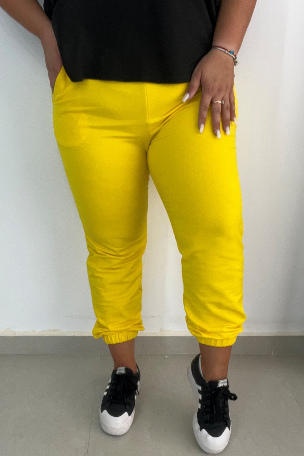 Pantaloni de trening, Női plus size melegítőnadrág 6214-23, bigsize.ro