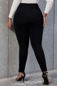 Női plus size nadrág gombokkal 6246