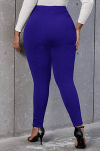 Női plus size nadrág gombokkal 6246