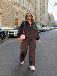 Női plus size bársony melegítő 8072