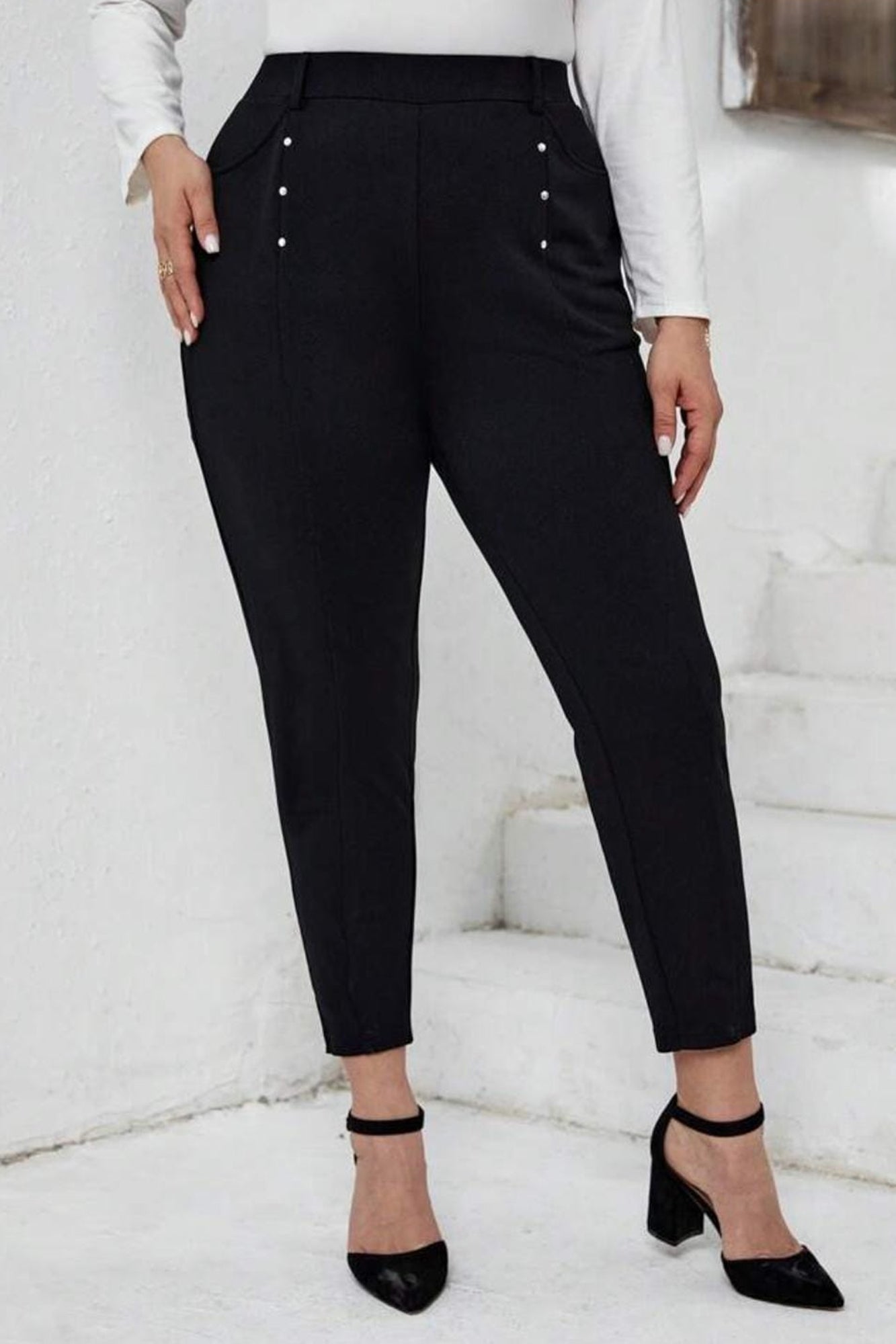 Női plus size nadrág 6258