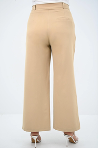 Női plus size nadrág csattal PTS003