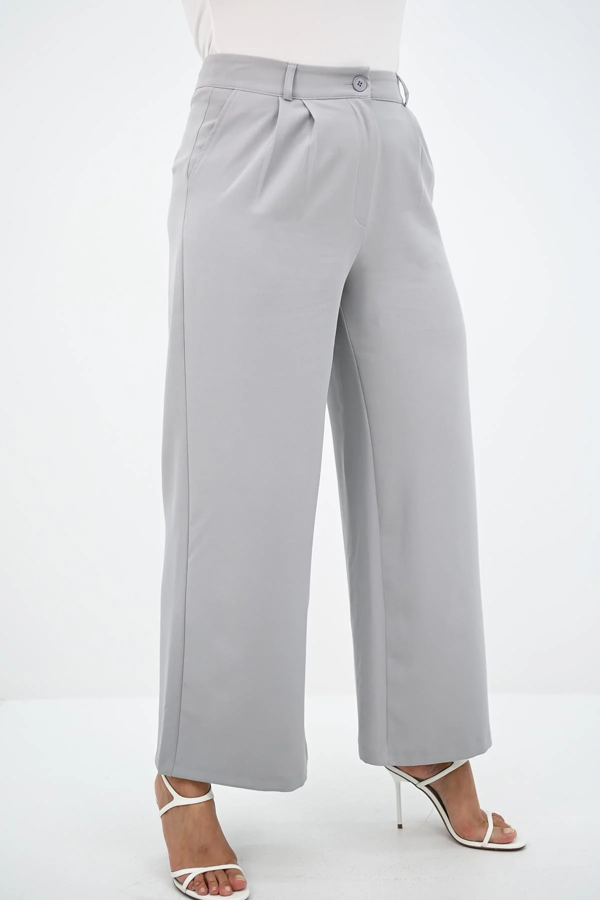 Női plus size nadrág csattal PTS003