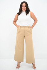 Női plus size nadrág csattal PTS003