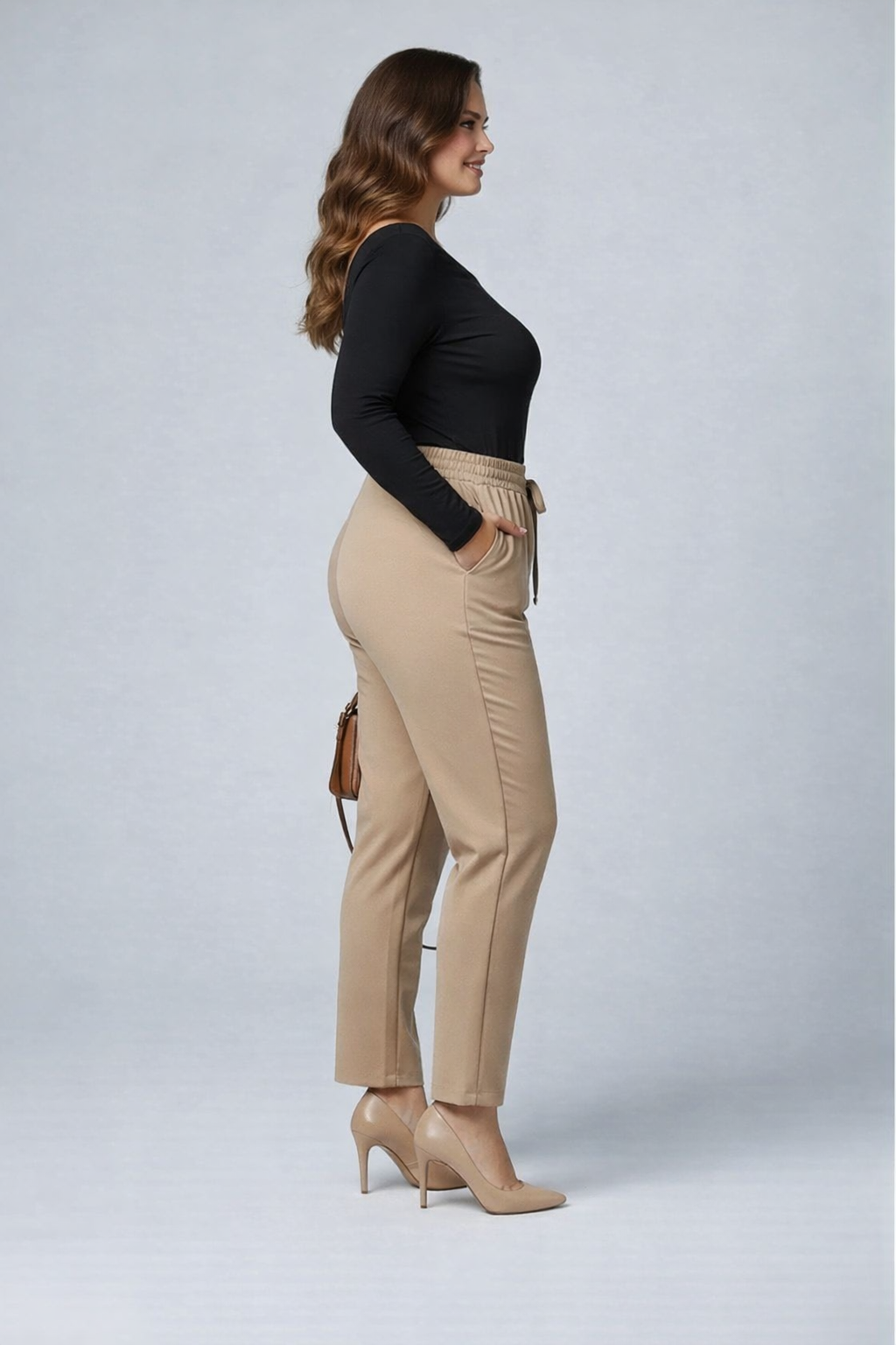 Pantaloni dama marimi mari 6303