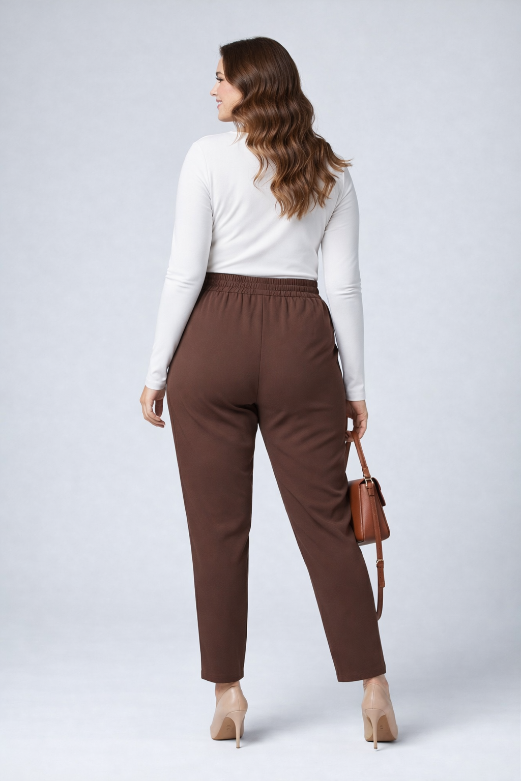 Pantaloni dama marimi mari 6303