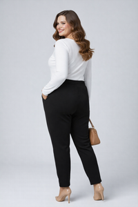 Pantaloni dama marimi mari 6303