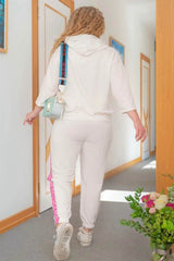 Női melegítőruha plus size Csillámos 8025-23