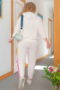 Női melegítőruha plus size Csillámos 8025-23