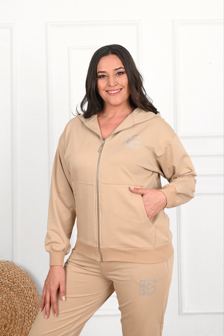 Női melegítőruha plus size BG 8028-23
