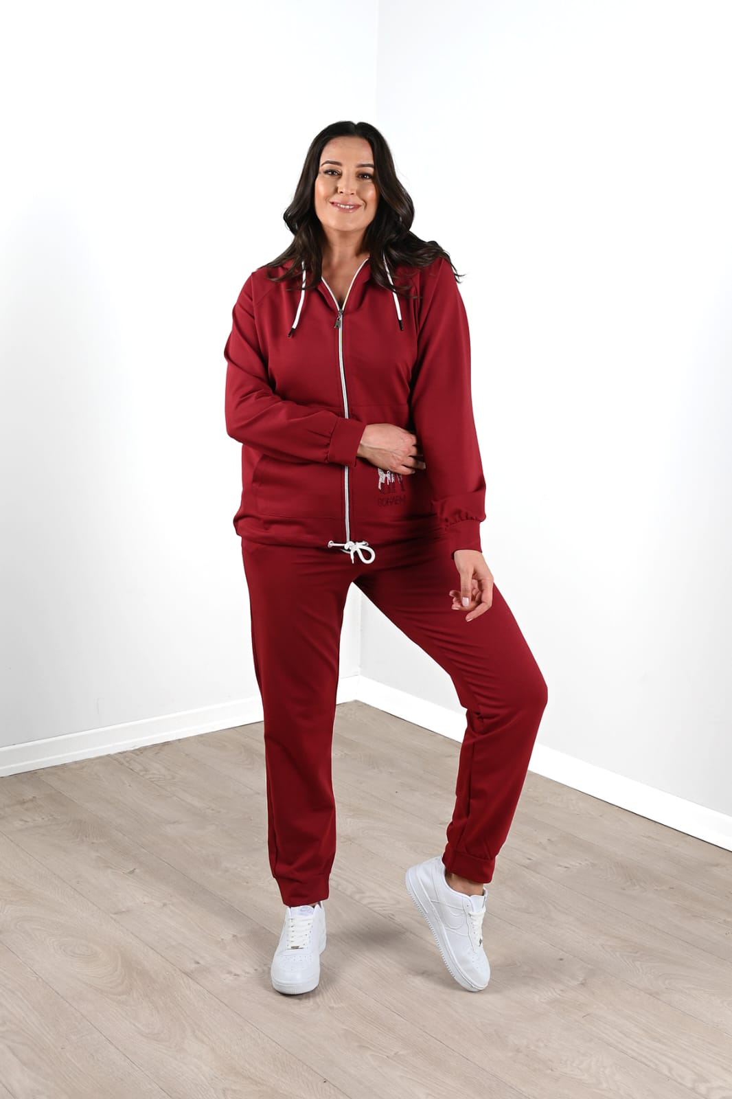 Női melegítőruha plus size 8037