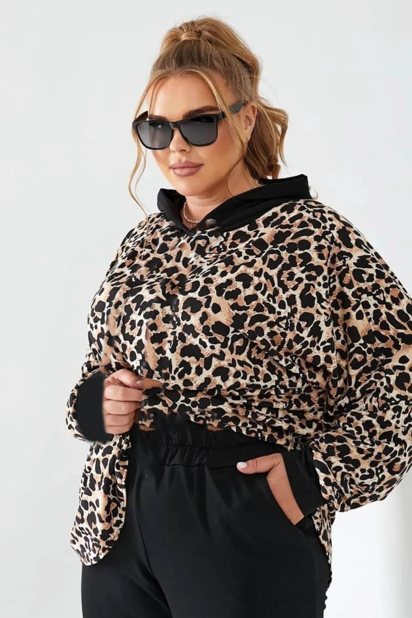 Női melegítőruha plus size 8038