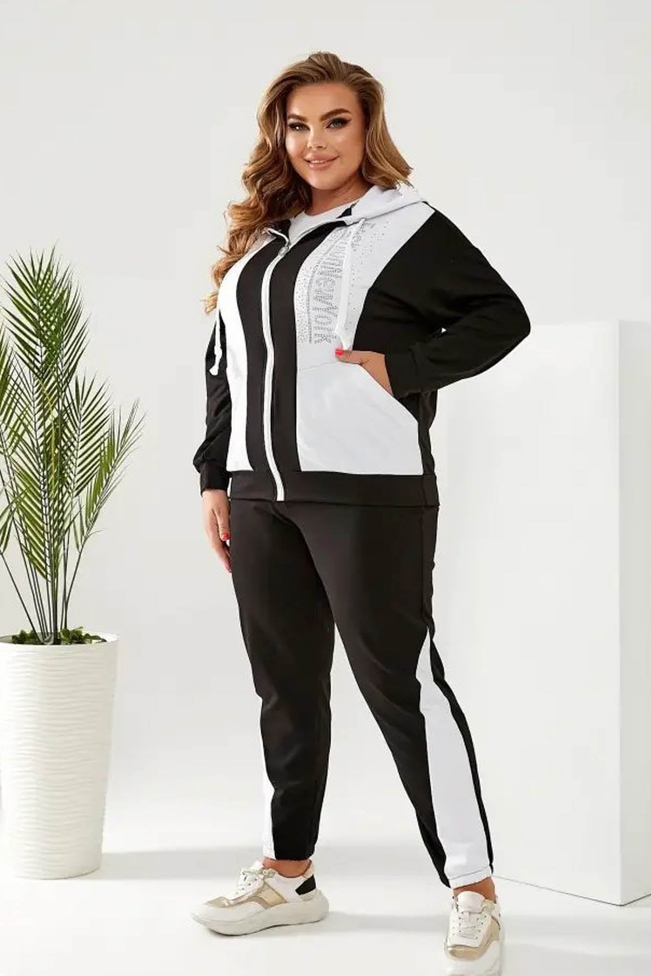 Női melegítőruha plus size NY 8043-23