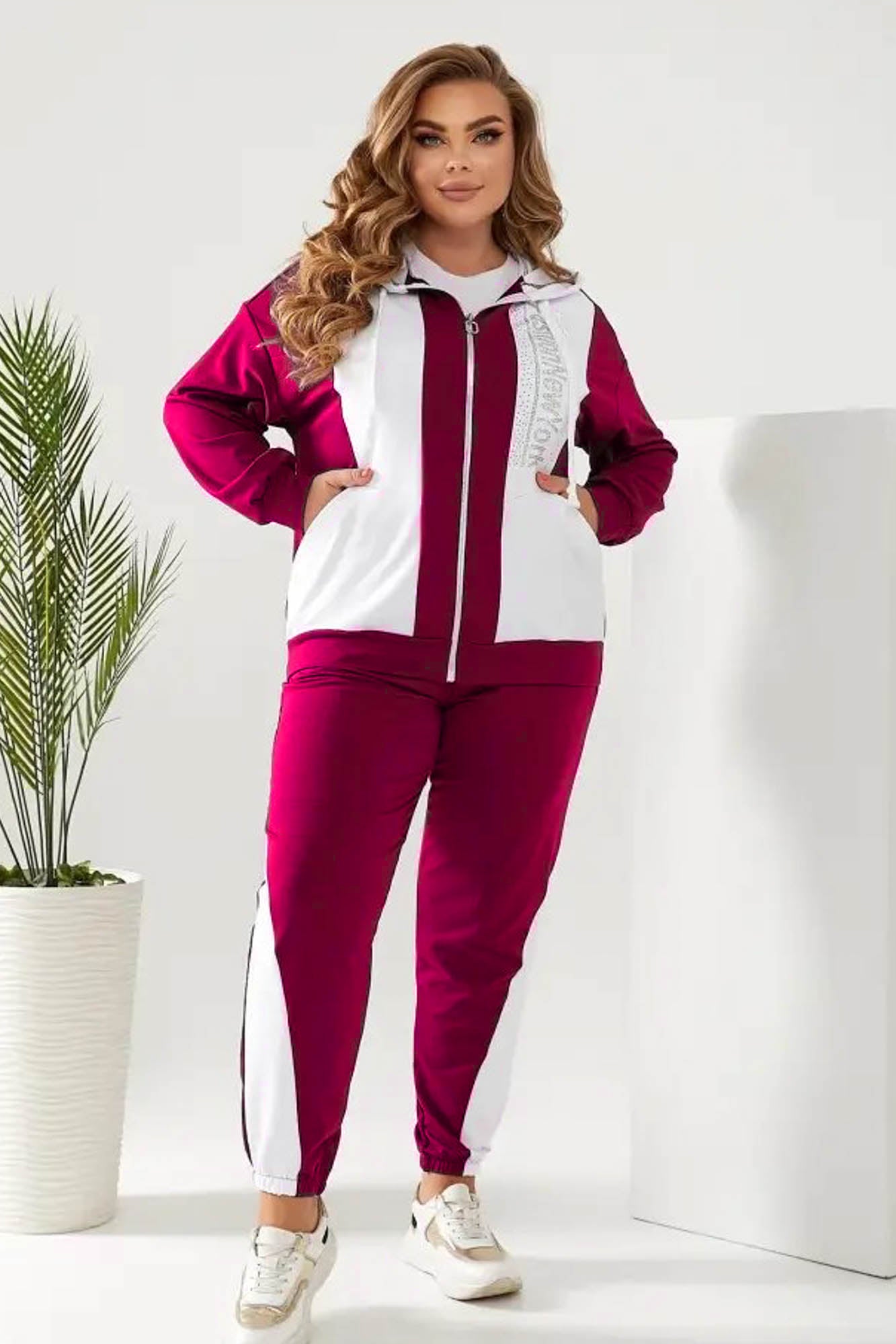 Női melegítőruha plus size NY 8043-23