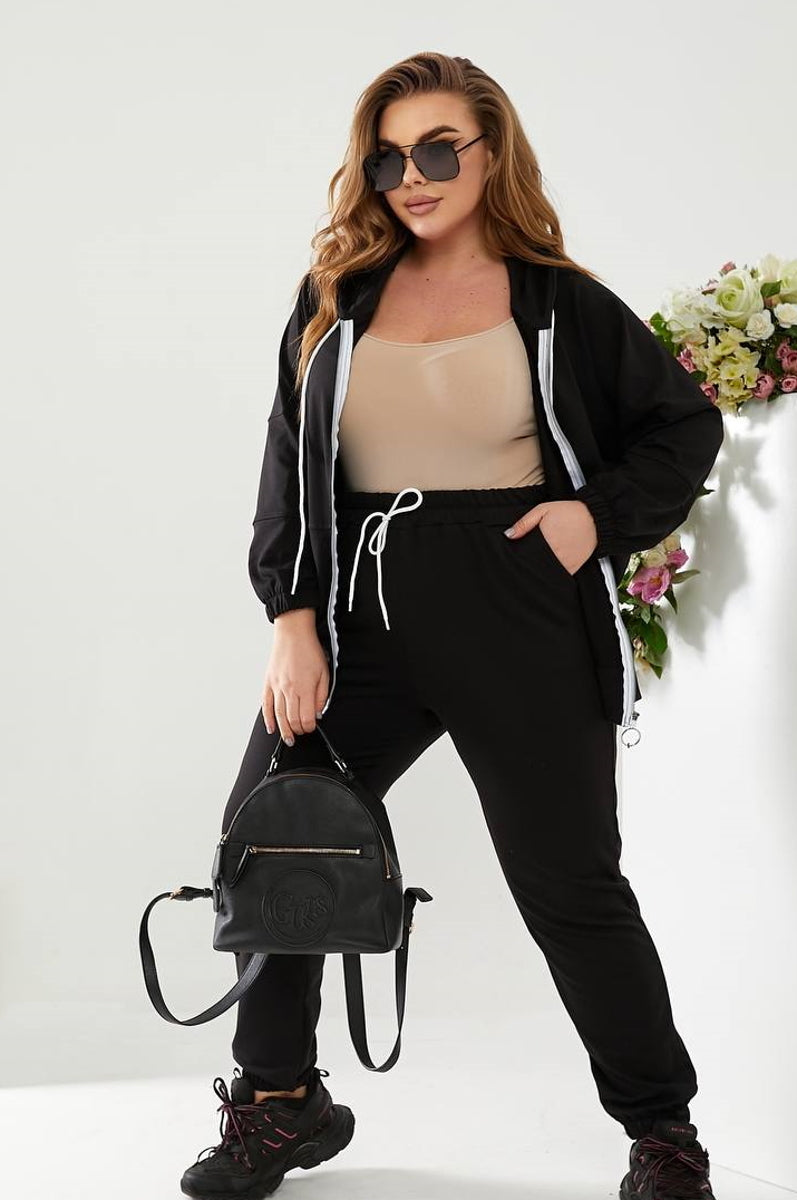 Női melegítőruha, plus size Let-Go 8044-23