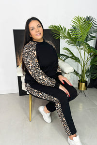Női plus size melegítő állatmintával 8048