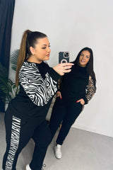 Női plus size melegítő állatmintával 8048