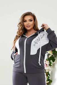 Női melegítőruha, plus size 8053 Just