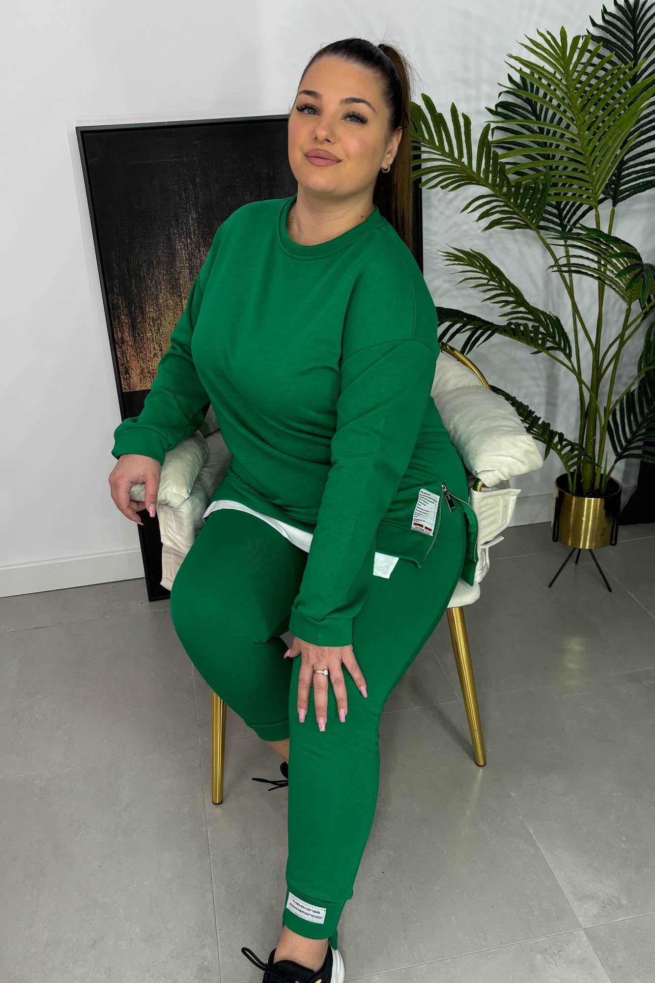 Női melegítőruha plus size 8056