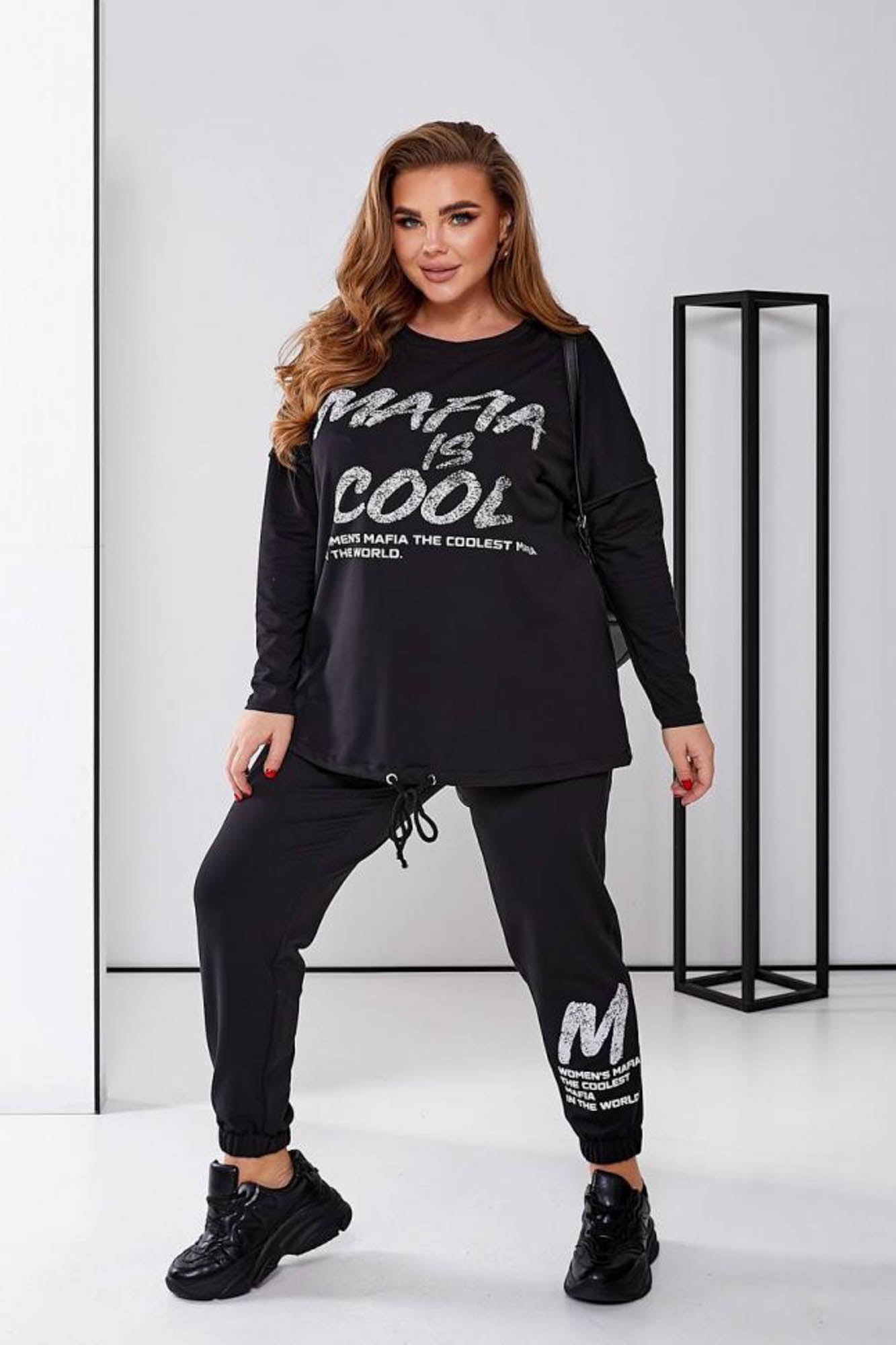 Női melegítőruha, plus size 8074-24 Mafia