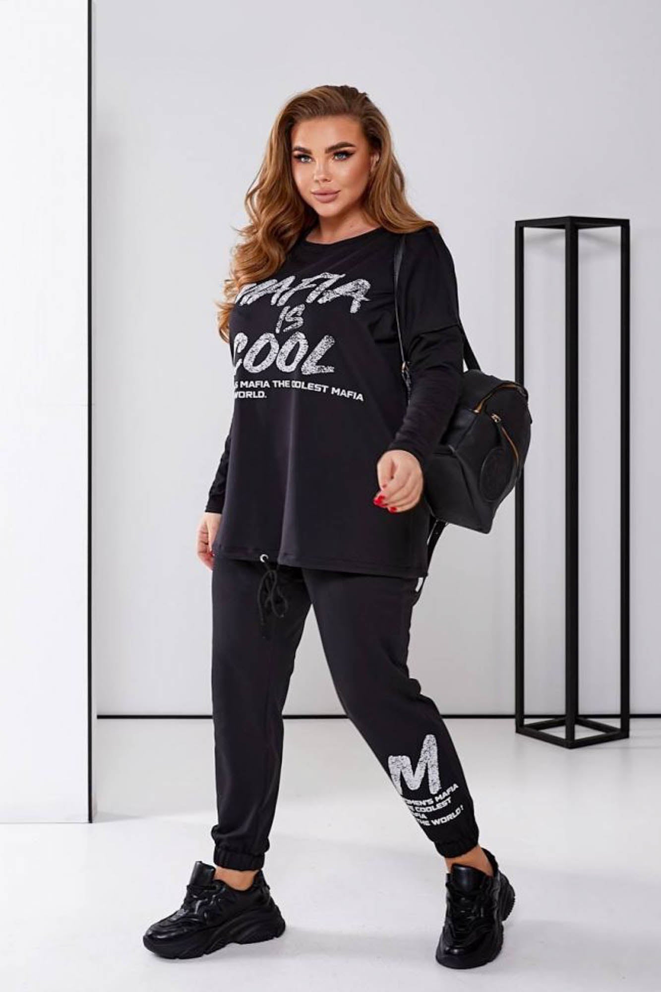 Női melegítőruha, plus size 8074-24 Mafia