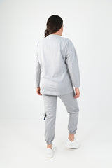Női plus size pamut melegítő 8075