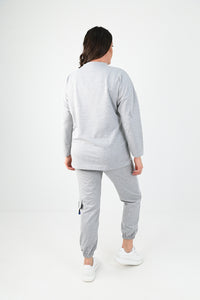 Női plus size pamut melegítő 8075