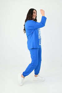 Női plus size pamut melegítő 8075