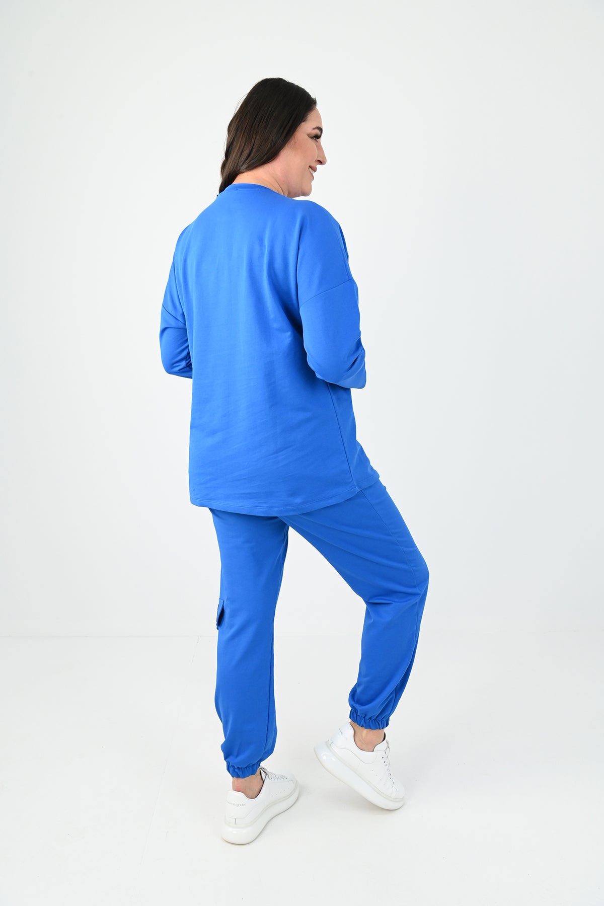 Női plus size pamut melegítő 8075