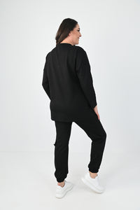 Női plus size pamut melegítő 8075