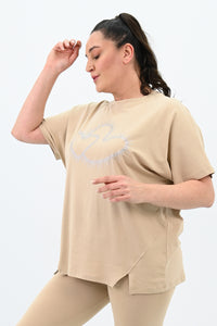 Női plus size melegítő 8085 szívek