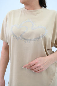 Női plus size melegítő 8085 szívek