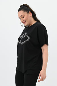 Női plus size melegítő 8085 szívek