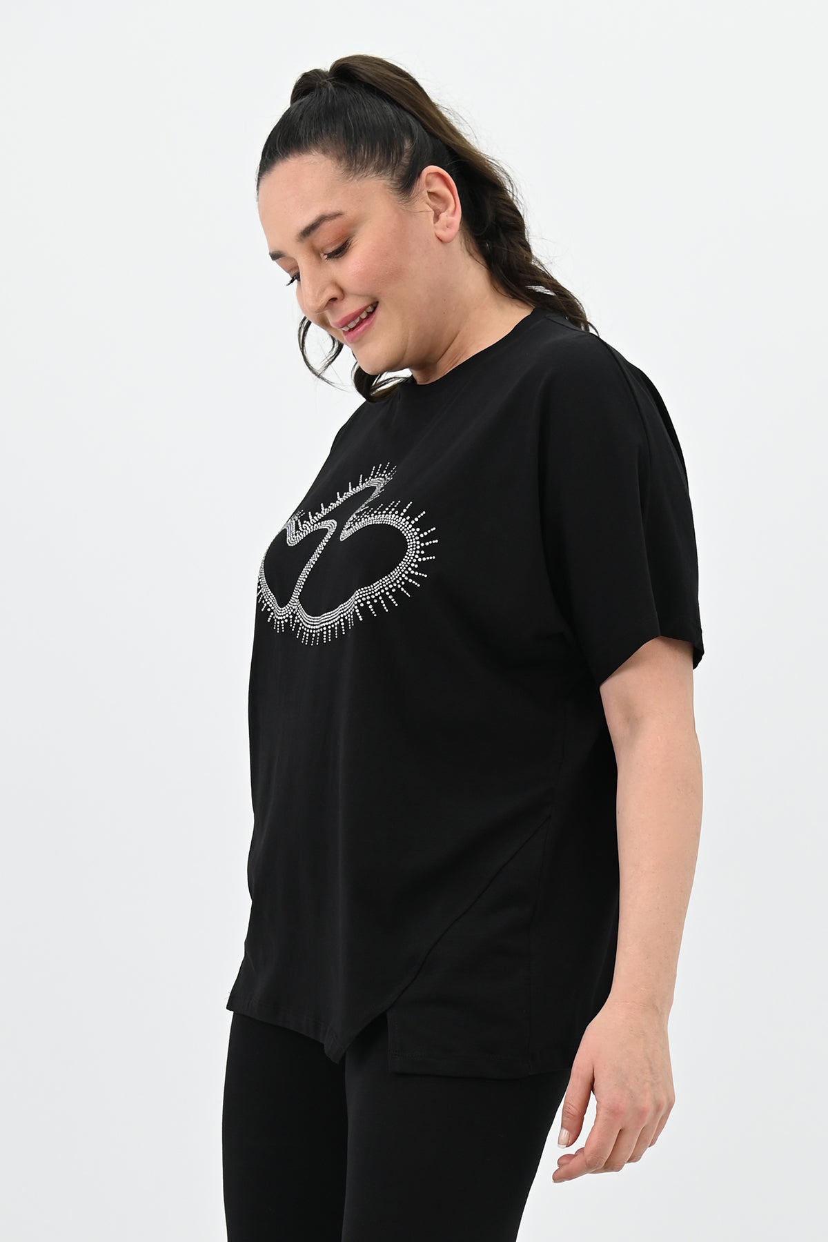 Női plus size melegítő 8085 szívek