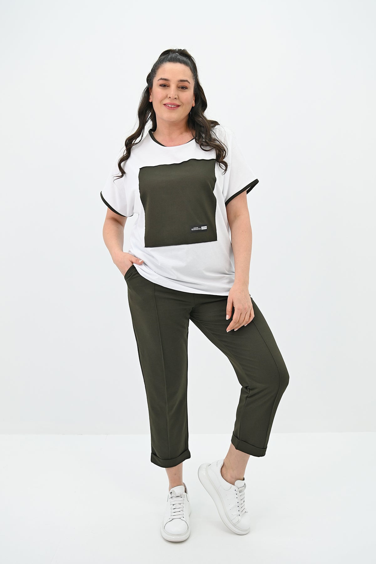 Női melegítőruha plus size 8091